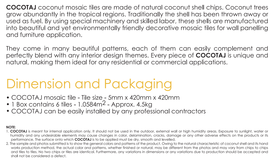 Cocotaj Mocha pattern